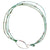 Bronwen Radiance Bracelet Mixed Greens - Silver