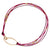 Bronwen Radiance Bracelet Mixed Pinks - Gold