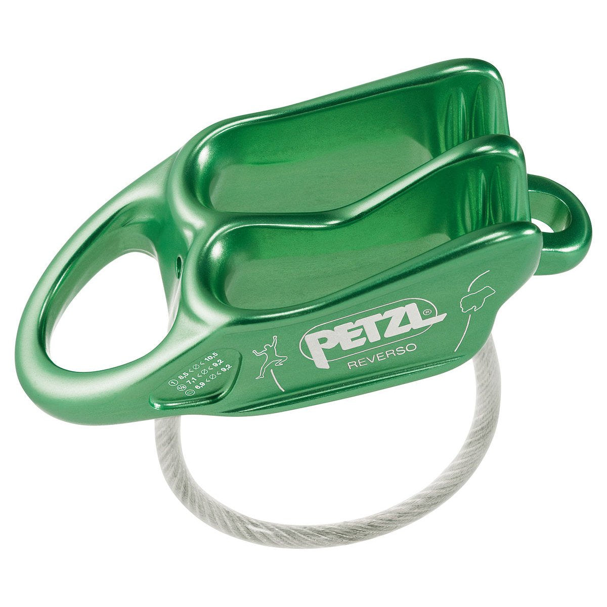 Petzl Reverso Belay Device Green