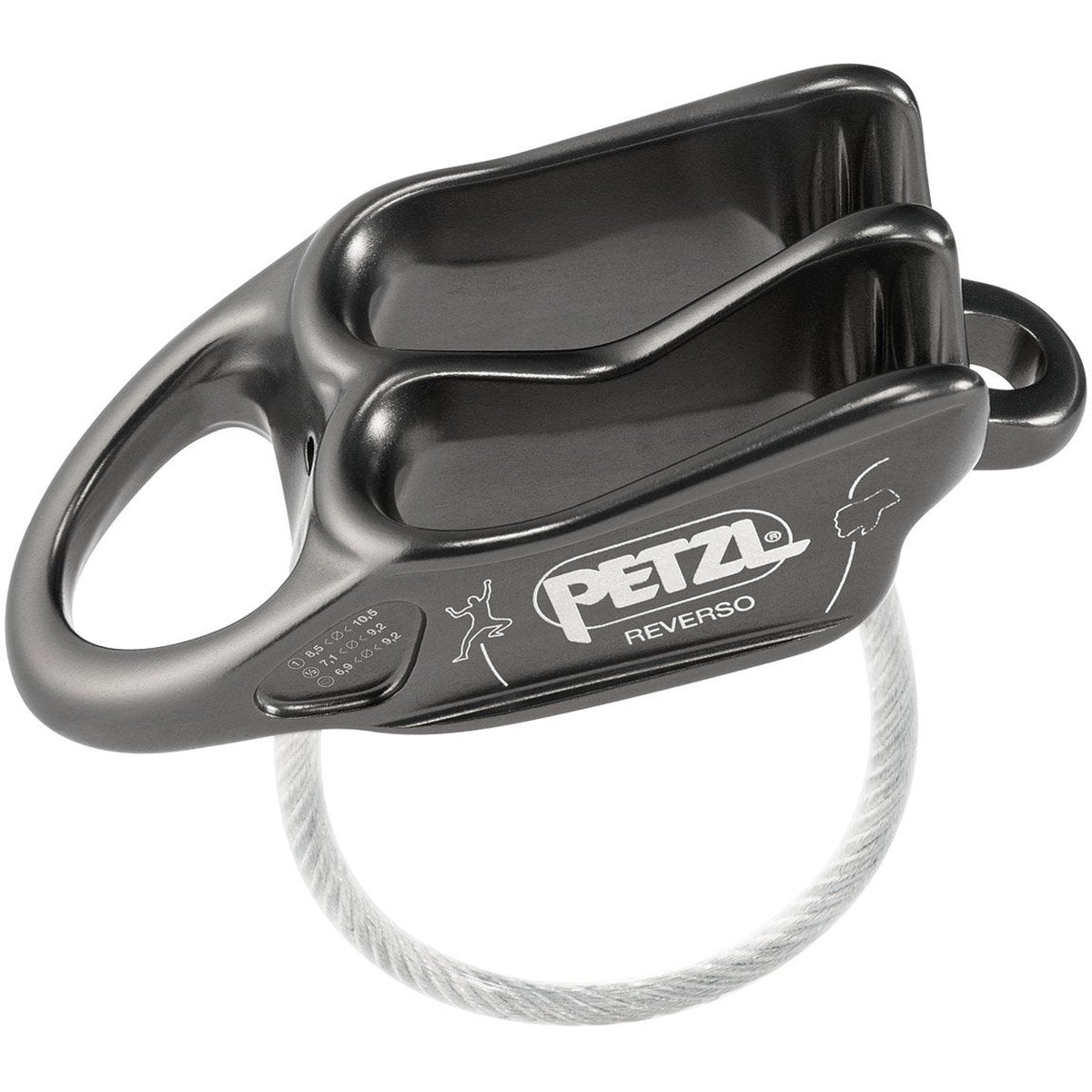 Petzl Reverso Belay Device Grey