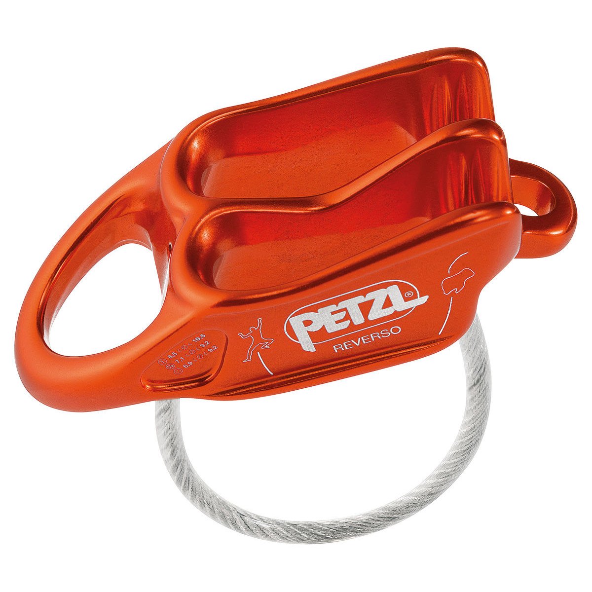 Petzl Reverso Belay Device Red