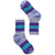 Smartwool Kids' Hike Medium Striped Crew Socks Purple Mist