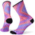 Smartwool Women's PhD Run Ultra Light Print Crew Socks Meadow Mauve