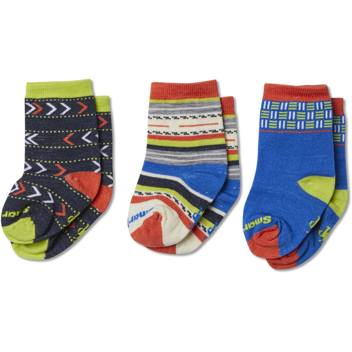 Smartwool Toddler Socks Trio Gift Box Bright Blue