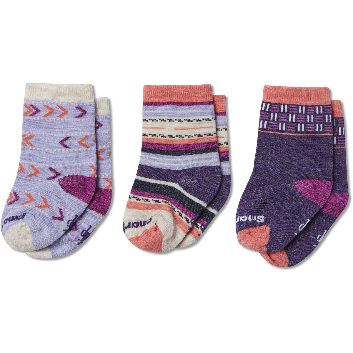 Smartwool Toddler Socks Trio Gift Box Meadow Mauve