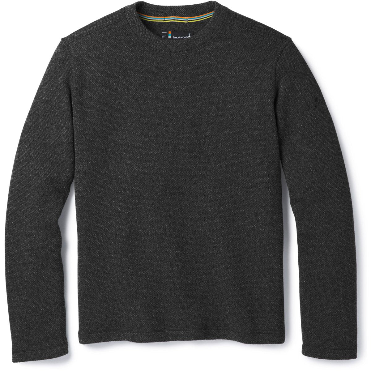 Smartwool Men&#39;s Hudson Trail Fleece Crew Sweater Dark Charcoal