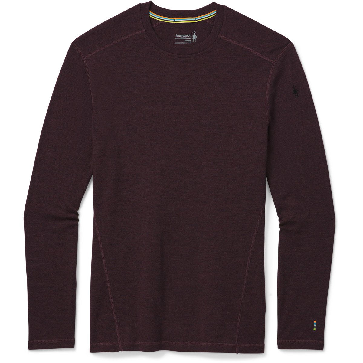 Smartwool Men's Classic Thermal Merino Base Layer Crew Woodsmoke Heather