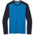 Smartwool Men's Classic Thermal Merino Base Layer Crew Neptune Blue Heather/Deep Navy