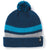 Kids' Stripe Pom Beanie