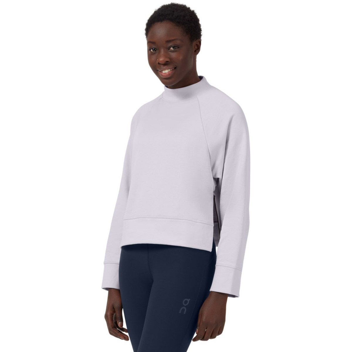 On Running Women&#39;s Crew Neck Lilac