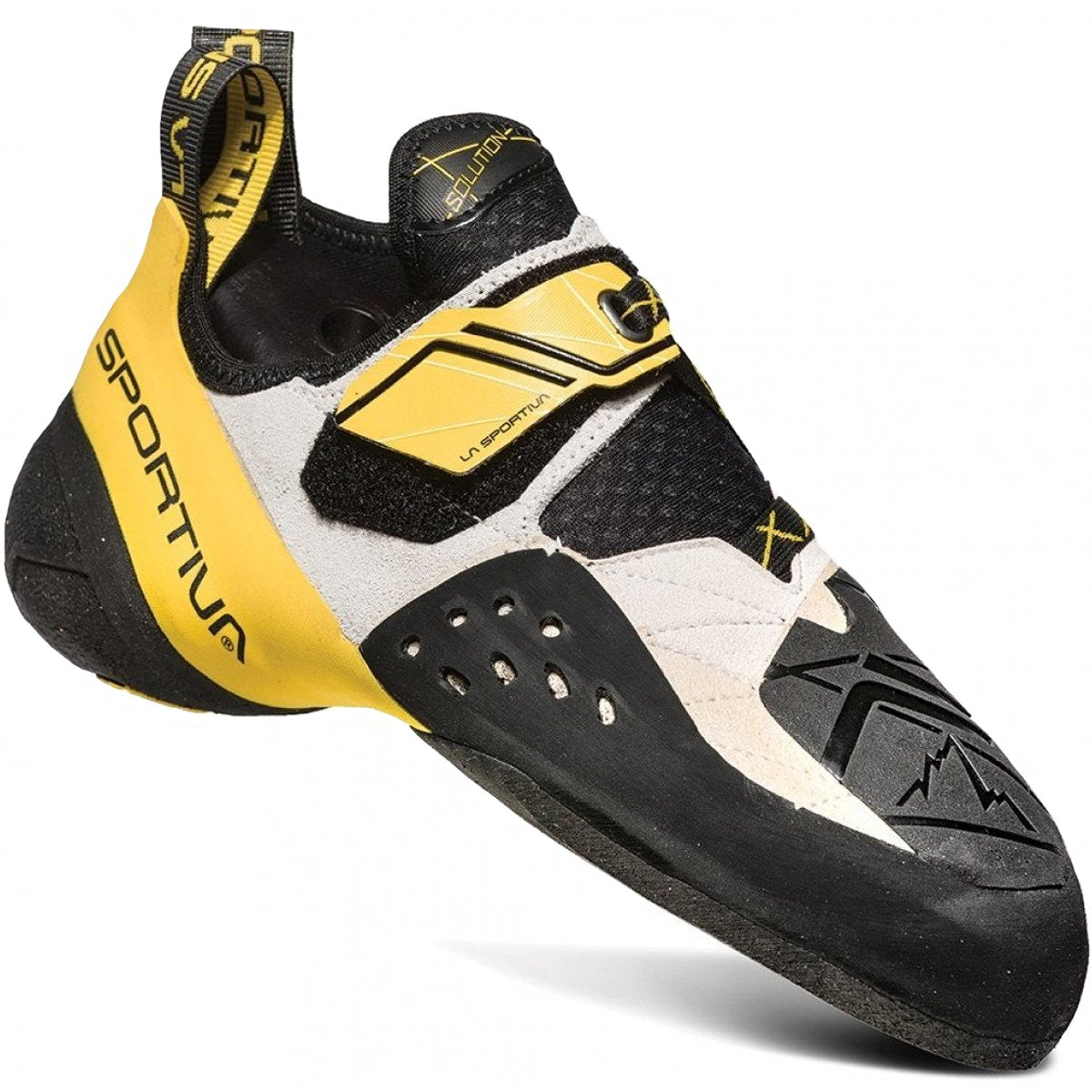 La Sportiva Solution Climbing Shoe White/Yellow