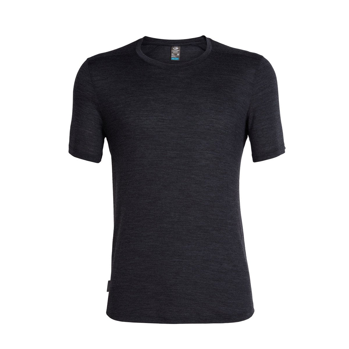 Icebreaker Men&#39;s Cool-Lite Sphere Short Sleeve Crewe Black Heather