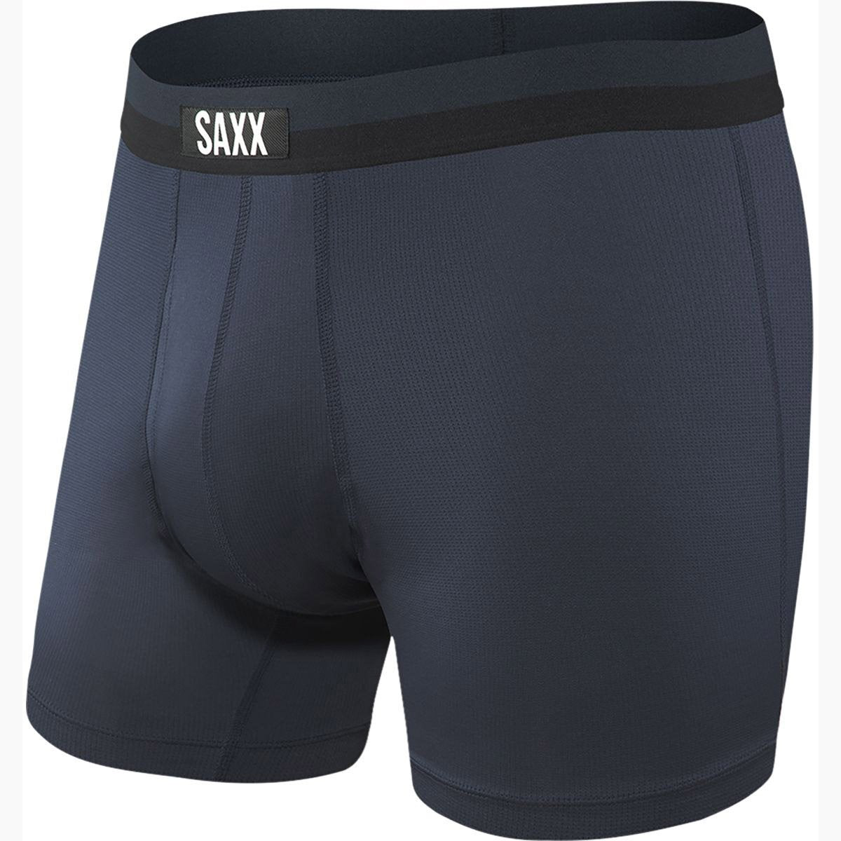 Saxx Underwear Co. Men&#39;s Sport Mesh Boxer Brief Navy