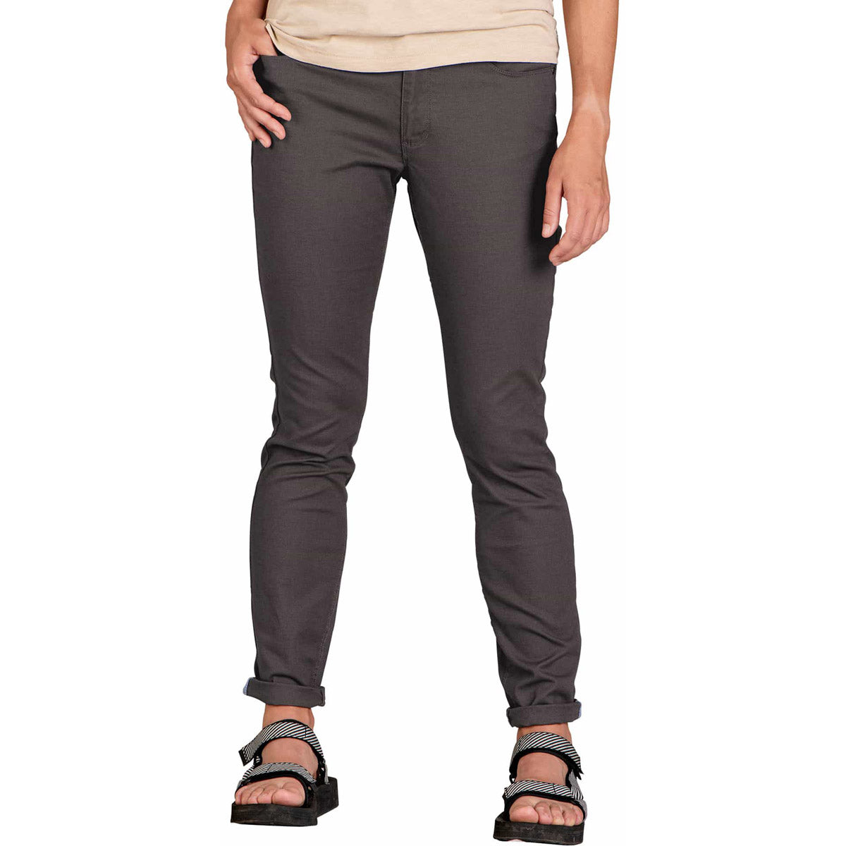 Toad&amp;Co. Women&#39;s Earthworks 5 Pocket Skinny Pant Soot