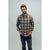The Normal Brand Men's Nikko Button Up Shirt Grey Plaid