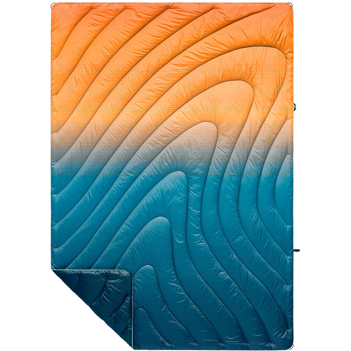Rumpl Original Puffy Blanket - Printed 1-Person Sunset Fade