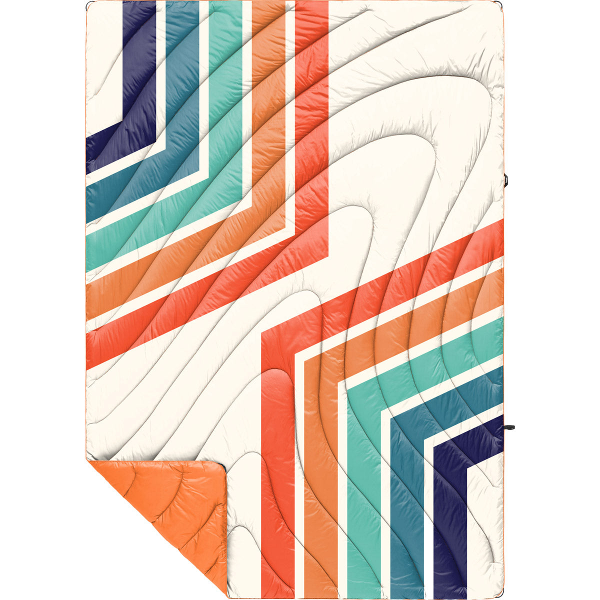 Rumpl Original Puffy Blanket - Printed 1-Person Retro Sunset