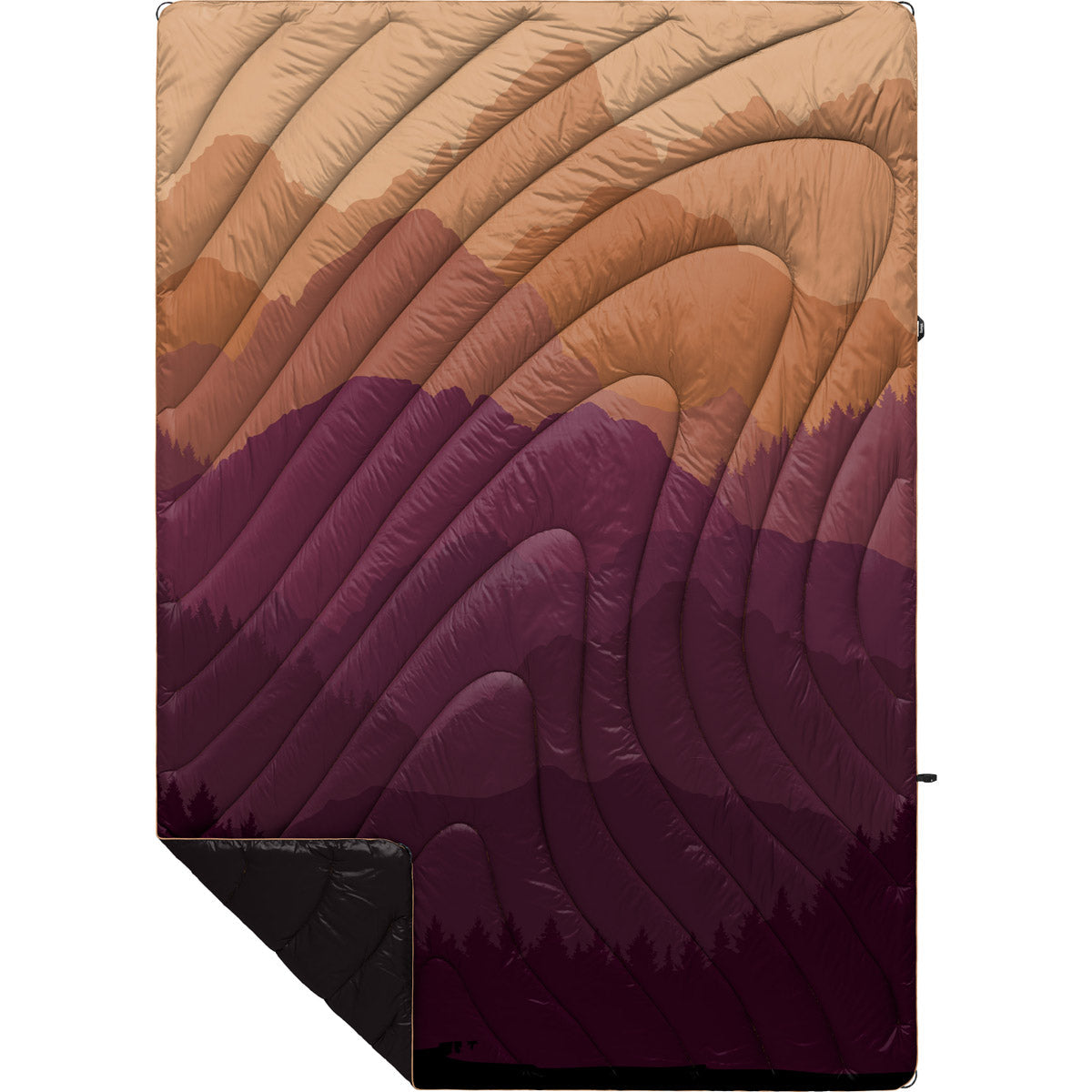 Rumpl Original Puffy Blanket - Printed 1-Person Teton Fade