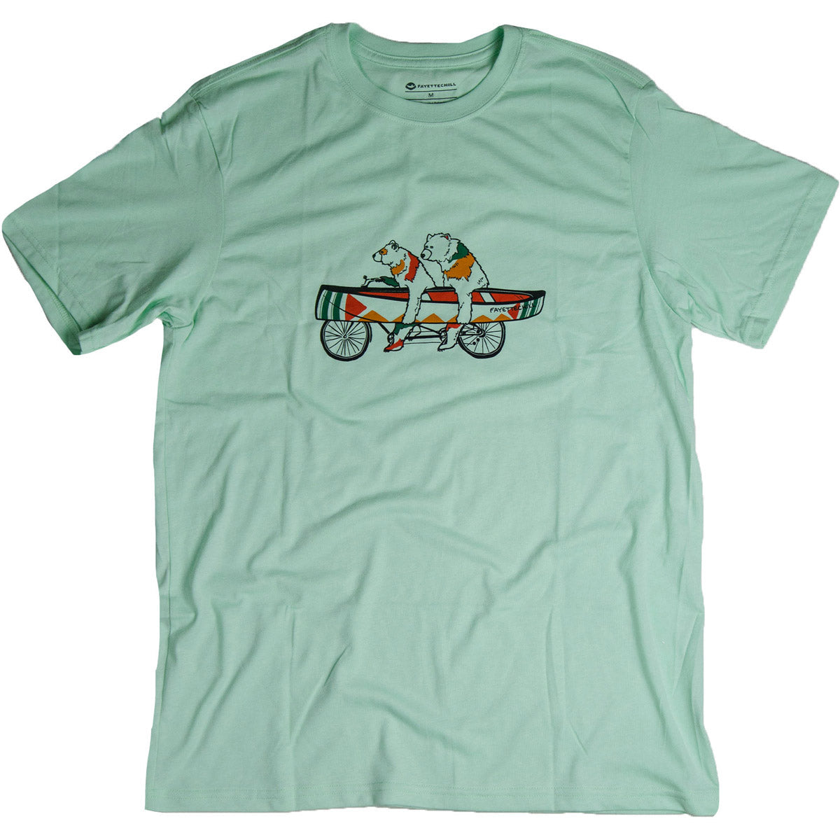 Fayettechill Tandem Bears Short Sleeve Tee Arctic Mint