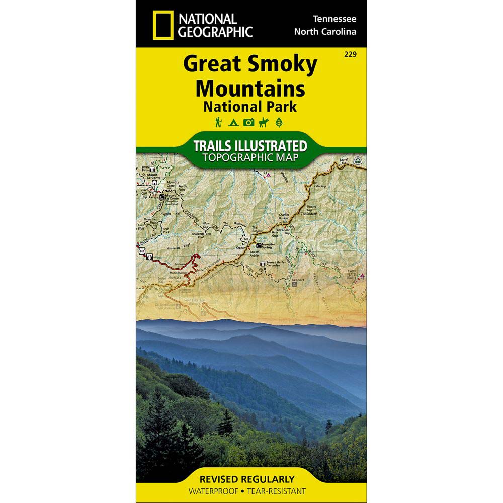 Trails Illustrated Map: Great Smoky Mountains National Park-National Geographic Maps-Uncle Dan's, Rock/Creek, and Gearhead Outfitters