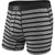 Saxx Underwear Co. Men's Ultra Boxer Brief Black Crew Stripe