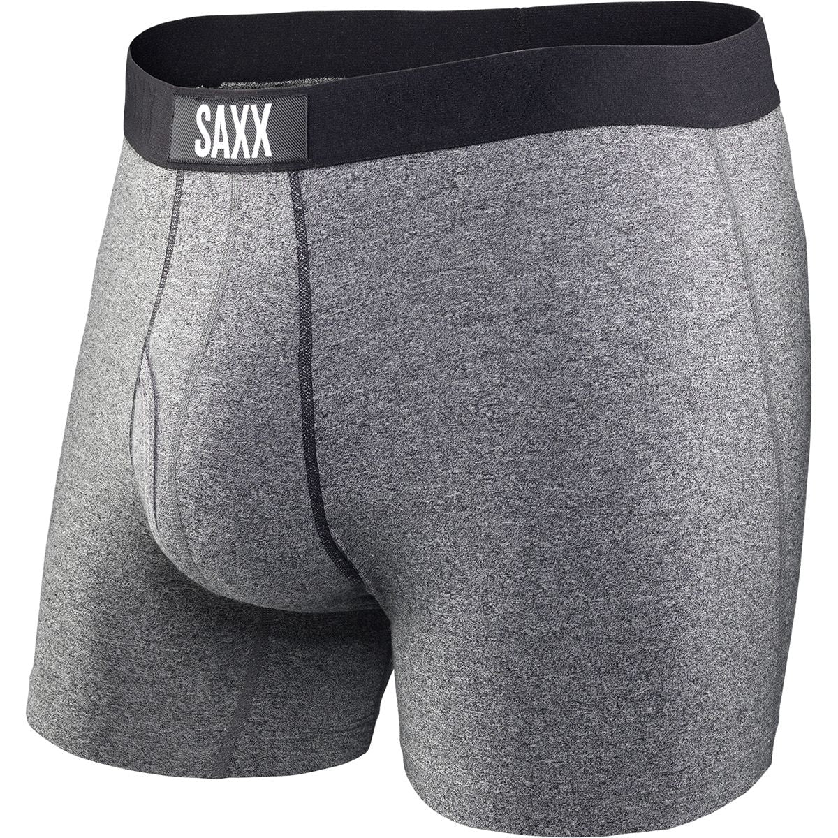 Saxx Underwear Co. Men&#39;s Ultra Boxer Brief Salt &amp; Pepper