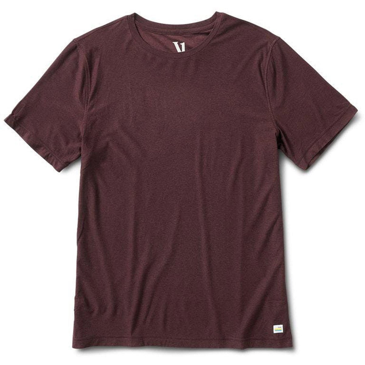 Vuori Men's Strato Tech Tee Oxblood Heather