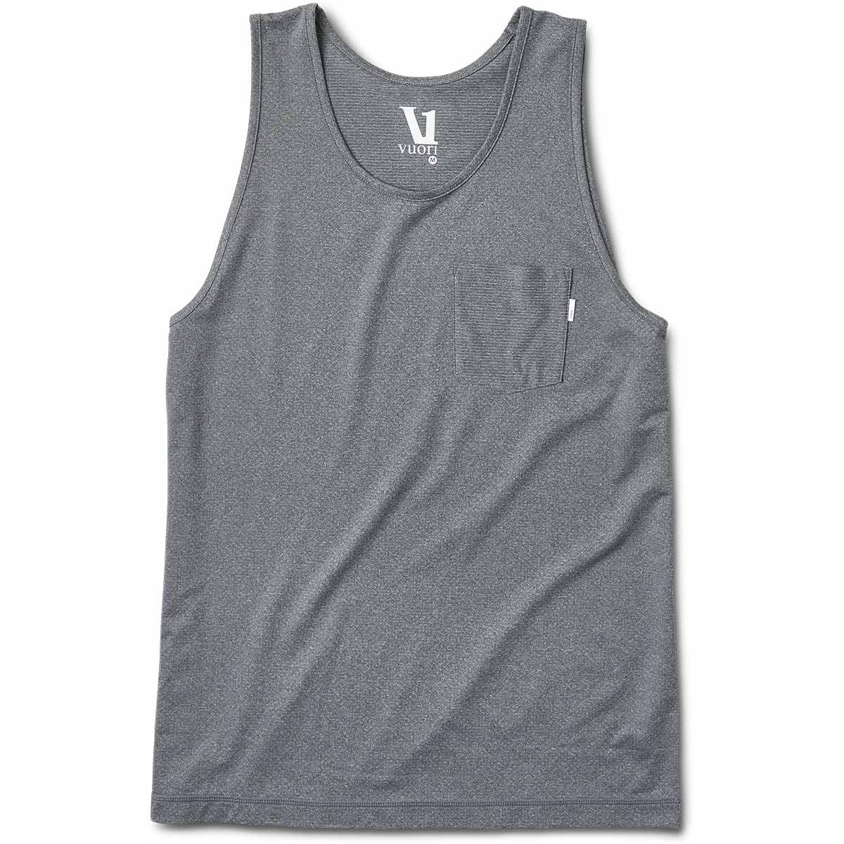 Vuori Men&#39;s Tradewind Performance Tank-V142_Heather Grey