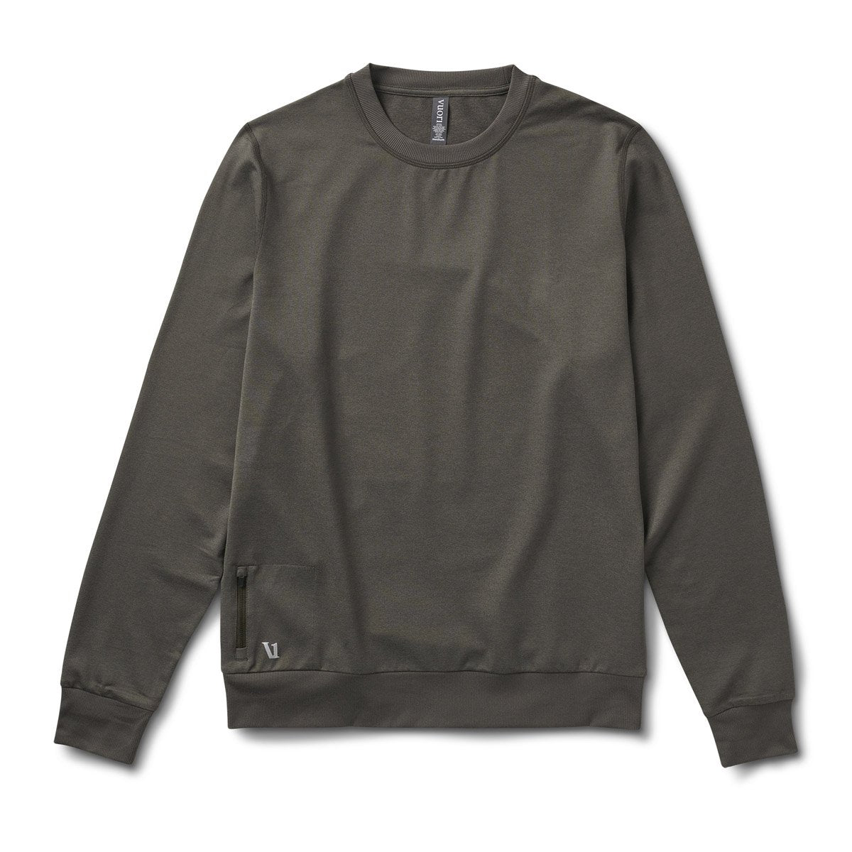 Vuori Men&#39;s Ponto Performance Crew Oregano Heather