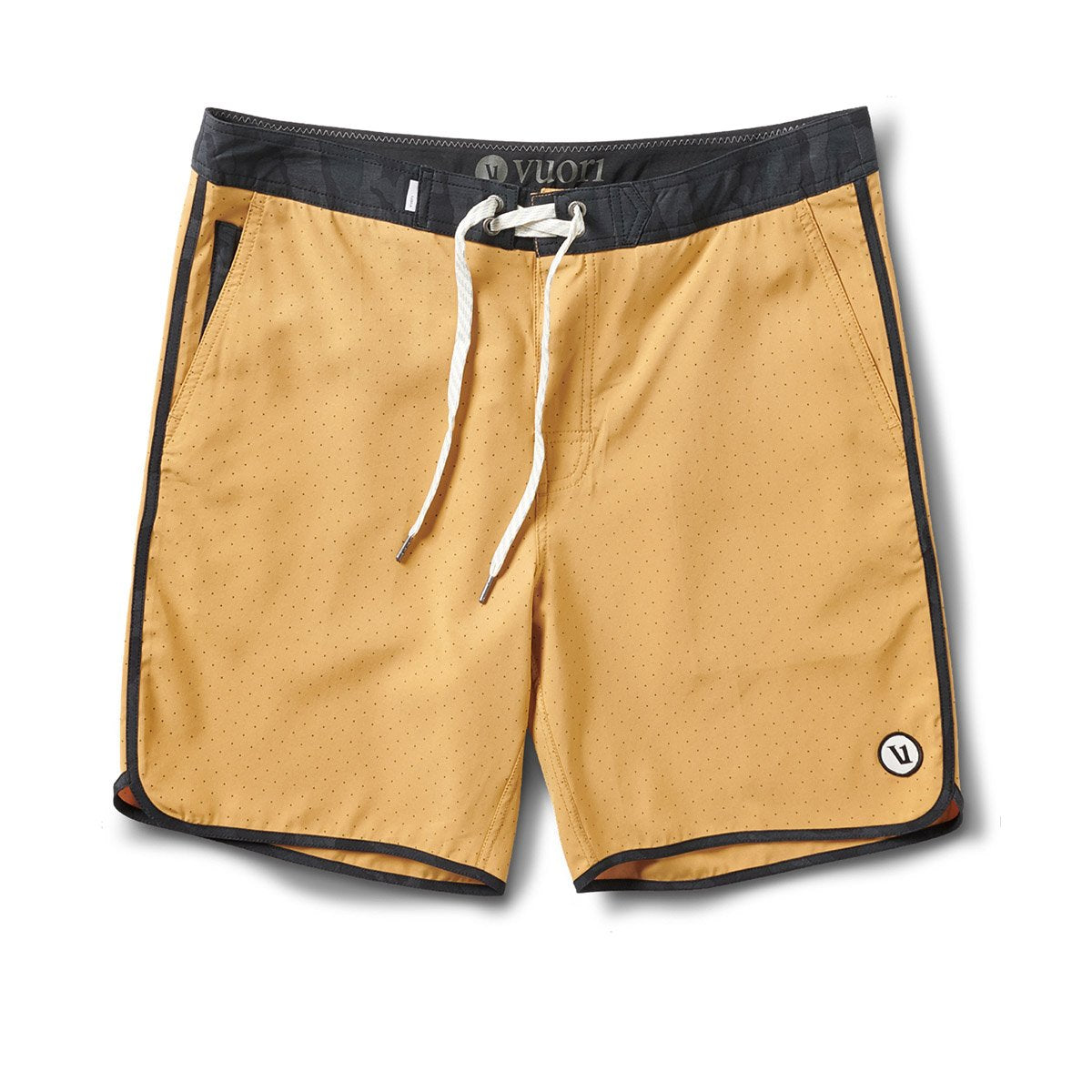 Vuori Men&#39;s Cruise Boardshort Cognac Micro Dot