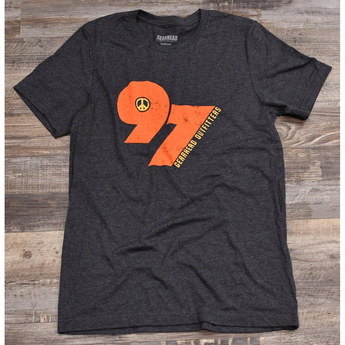 Gearhead Vintage 97 Short Sleeve T-Shirt Dark Grey Heather