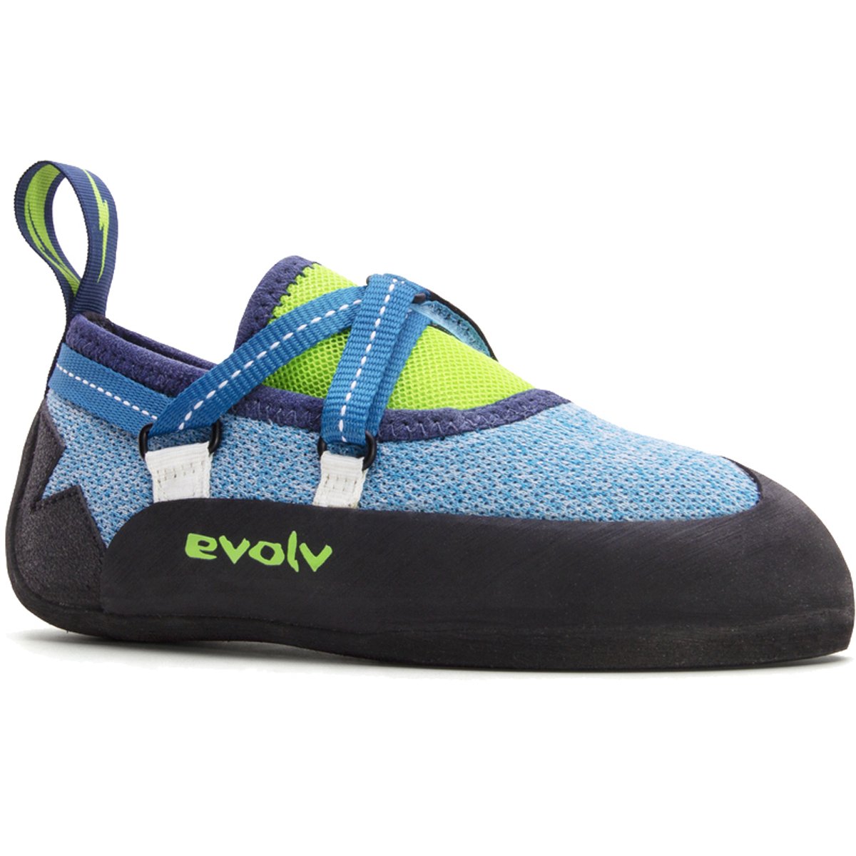 Evolv Kid&#39;s Venga Climbing Shoe Blue