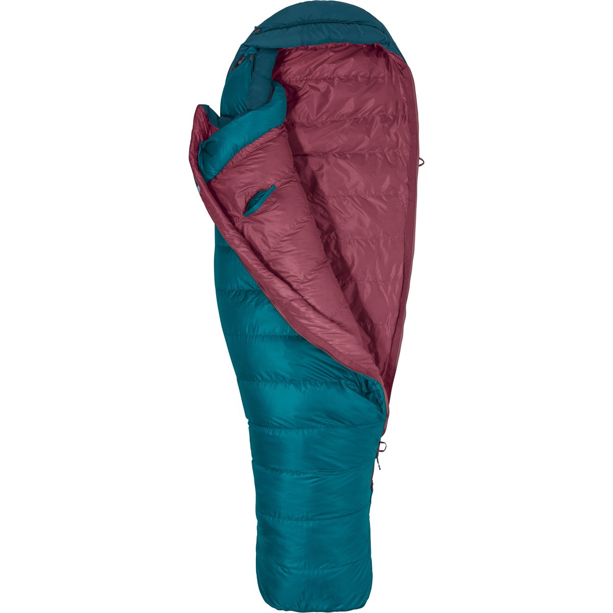 Women's Teton 15 Sleeping Bag - Long-Marmot-Late Night Vintage Navy-LNG LEFT-Uncle Dan's, Rock/Creek, and Gearhead Outfitters