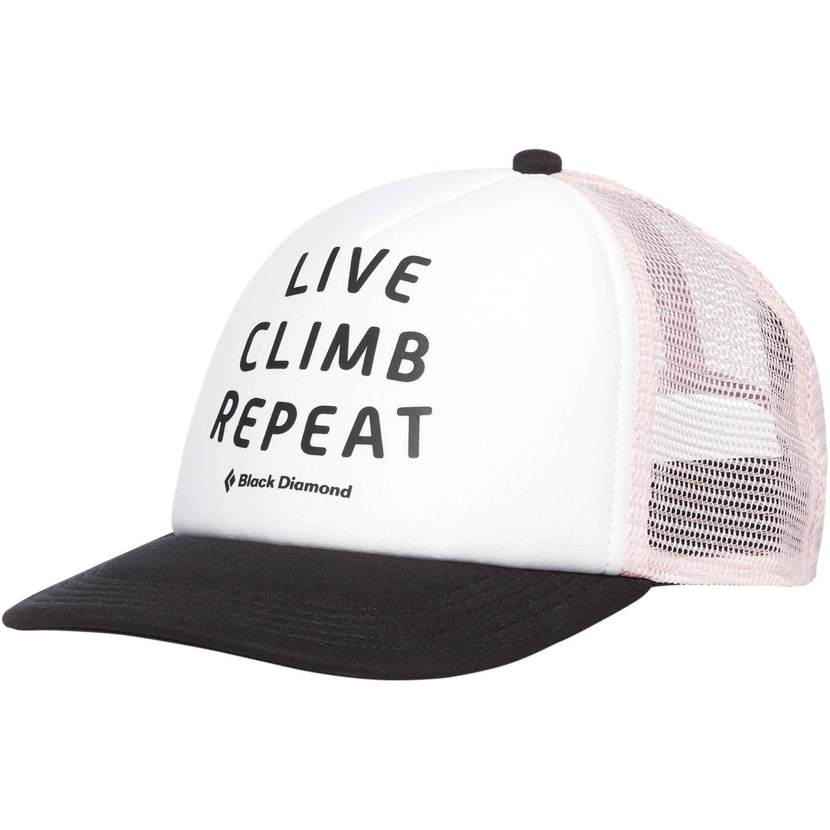Women&#39;s Trucker Hat-Black Diamond-Black/Pinky Swear-Uncle Dan&#39;s, Rock/Creek, and Gearhead Outfitters