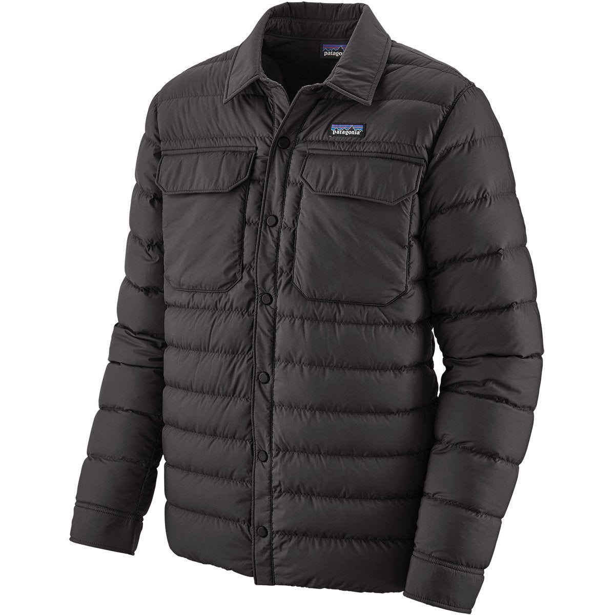 Patagonia Men&#39;s Silent Down Shirt Jacket-27925_Black