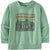 Patagonia Baby Lightweight Crew Sweatshirt Fitz Roy Skies: Gypsum Green