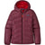 Patagonia Girls' Hi-Loft Down Sweater Hoody Chicory Red