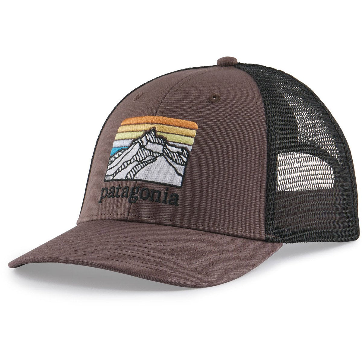 Patagonia Line Logo Ridge LoPro Trucker Hat Dusky Brown