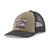 Patagonia Line Logo Ridge LoPro Trucker Hat El Cap Khaki