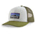 Patagonia P-6 Logo Trucker Hat White w/Palo Green