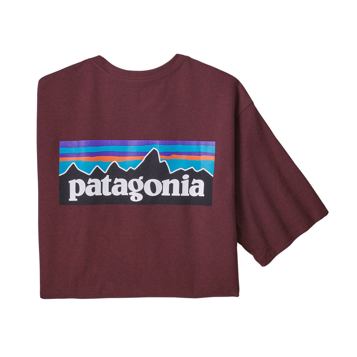 Patagonia Men&#39;s P-6 Logo Responsibili-Tee Dark Ruby