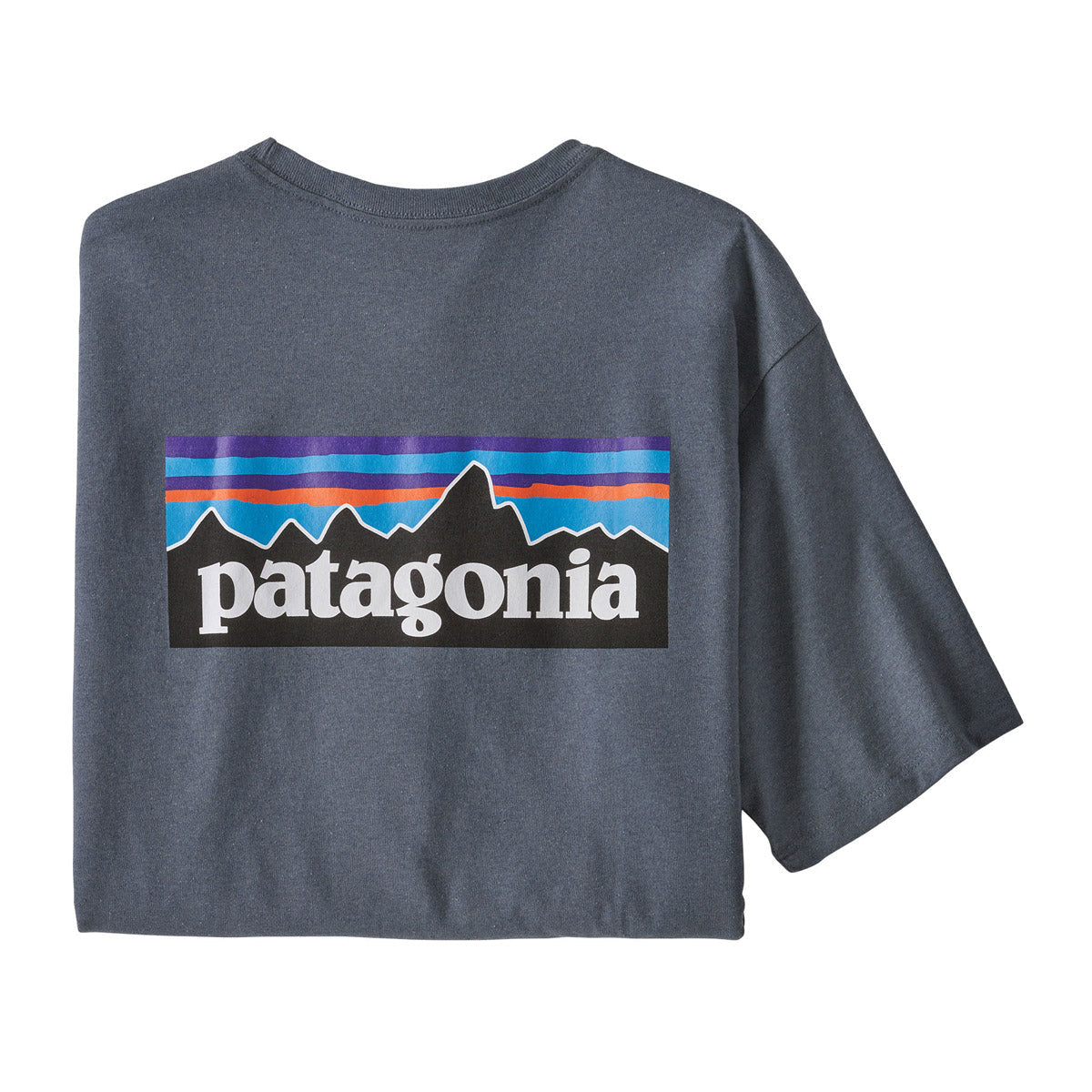 Patagonia Men's P-6 Logo Responsibili-Tee Plume Grey