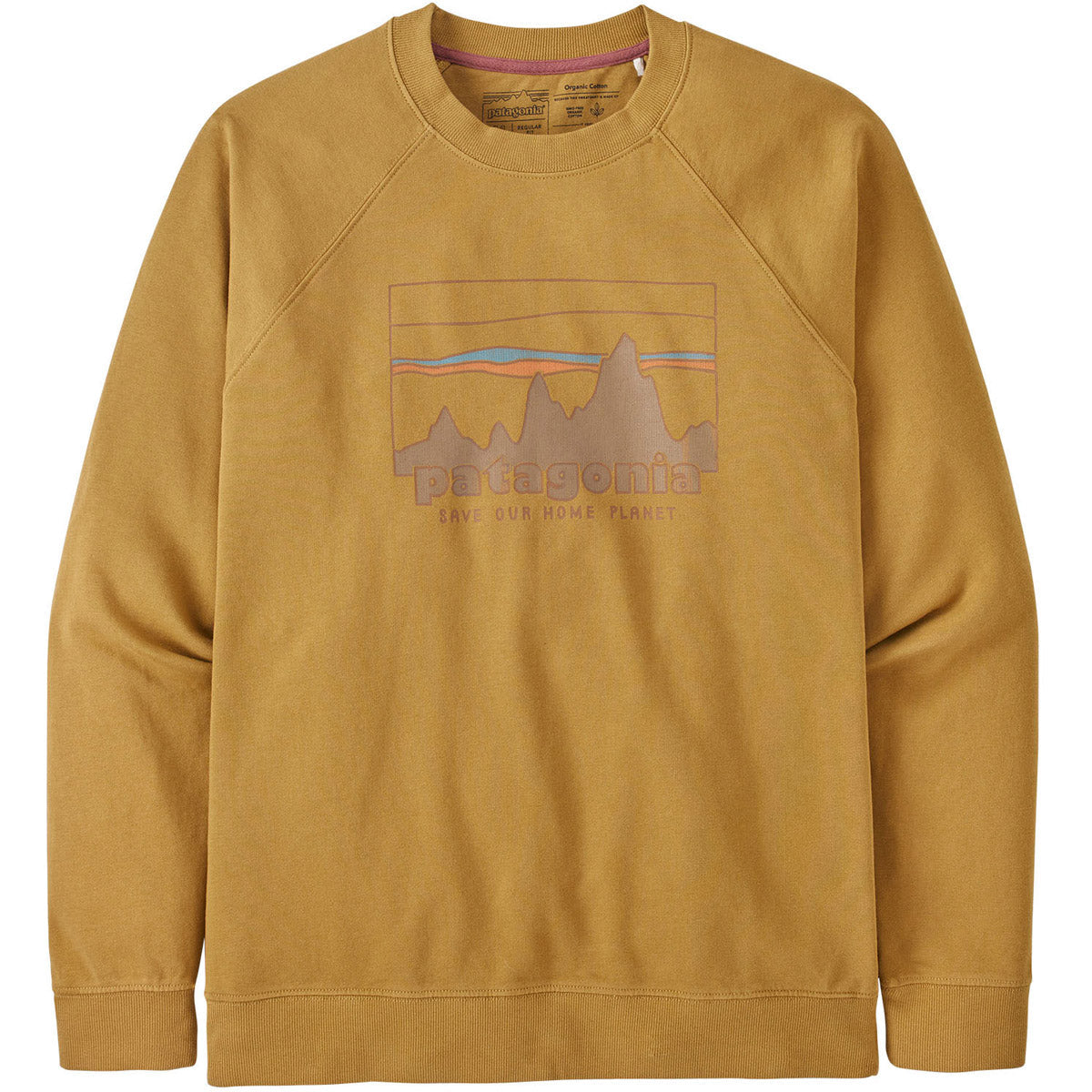 Patagonia Men&#39;s &#39;73 Skyline Organic Crew Sweatshirt Oaks Brown