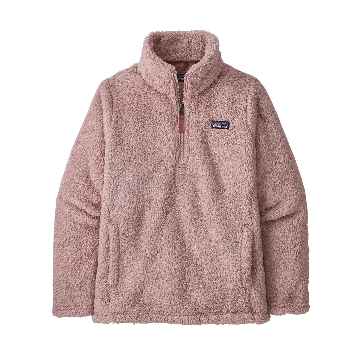 Patagonia Girls&#39; Los Gatos 1/4-Zip Fuzzy Mauve