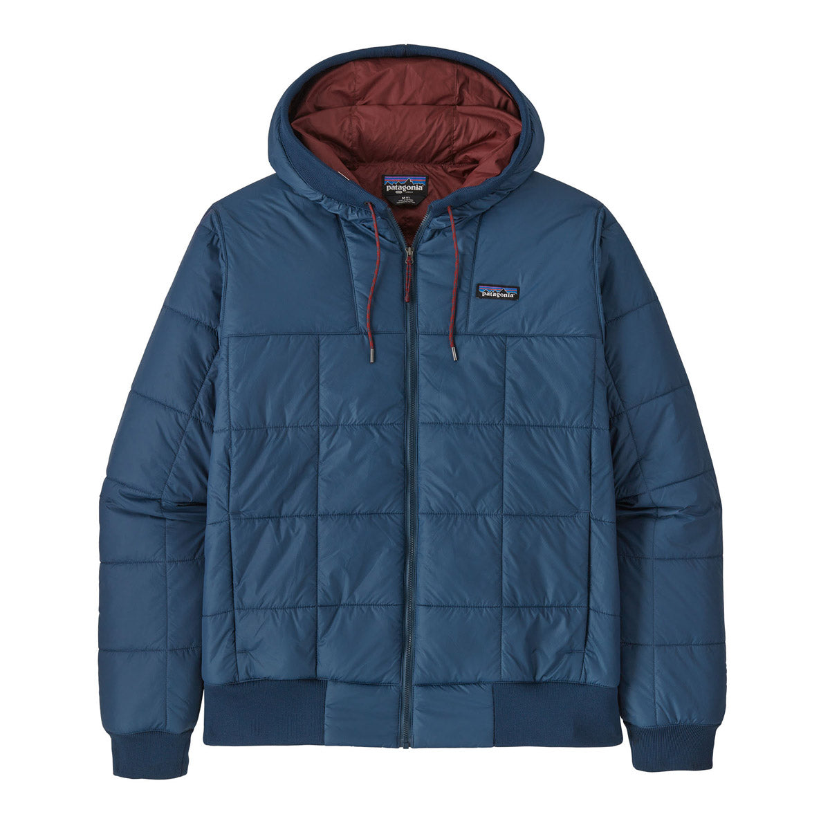 Patagonia Men&#39;s Box Quilted Hoody Tidepool Blue