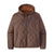 Patagonia Men's Diamond Quilted Bomber Hoody Cone Brown