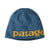 Patagonia Beanie Hat Logo Belwe Knit: Wavy Blue