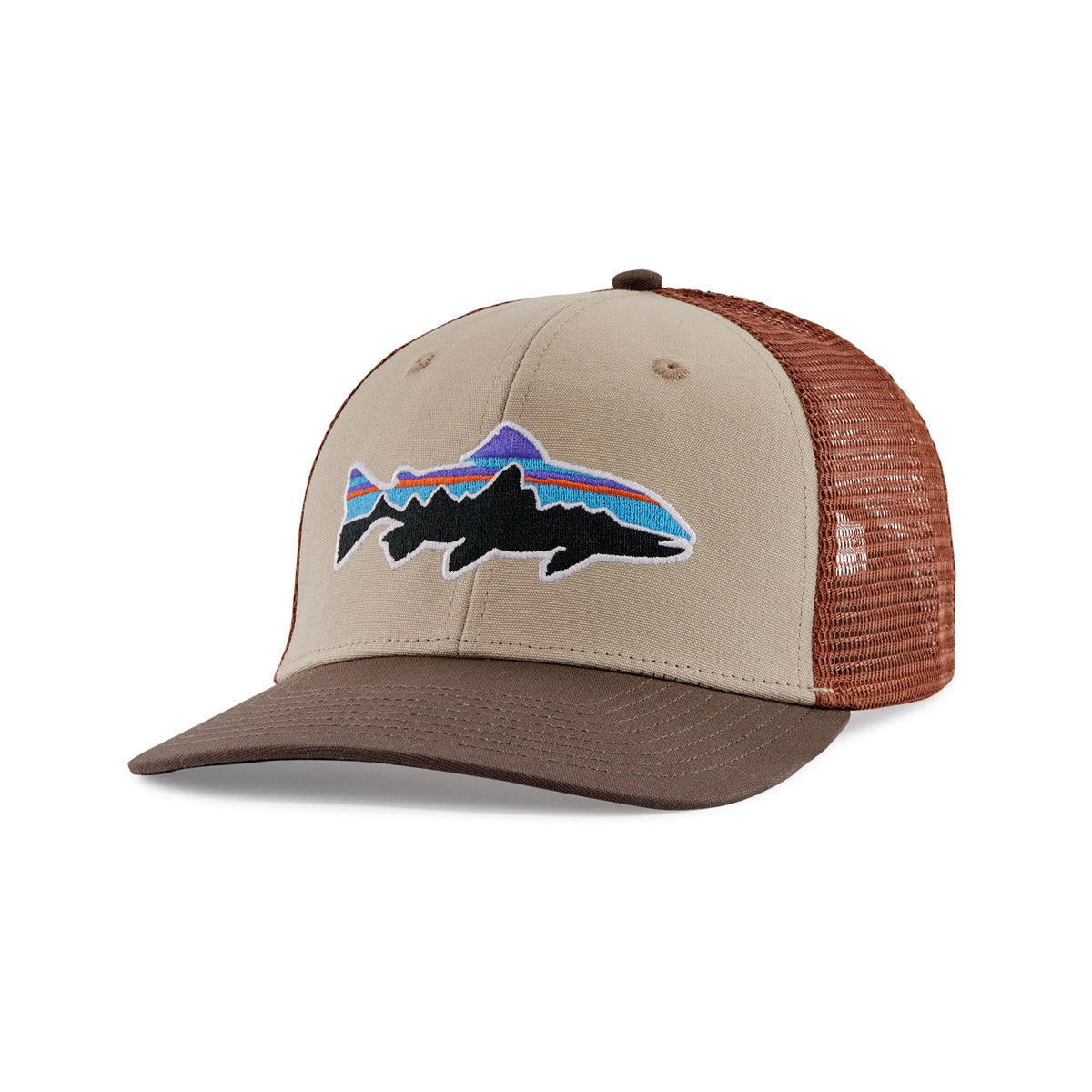 Patagonia Fitz Roy Trout Trucker Hat Oar Tan