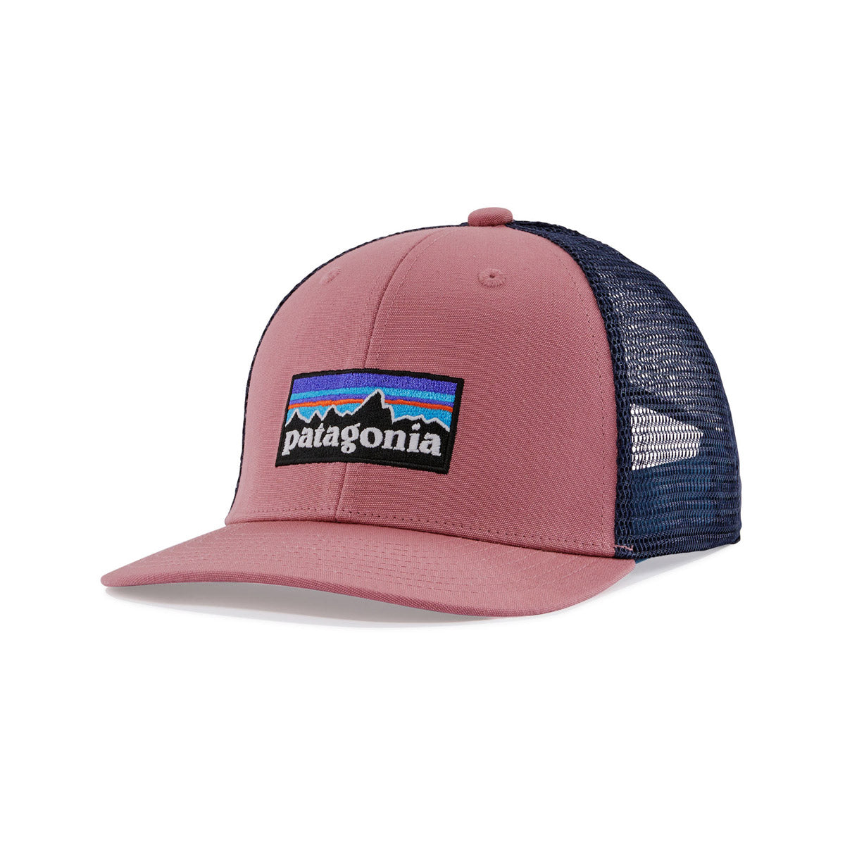 Patagonia Kids&#39; Trucker Hat P-6 Logo: Light Star Pink