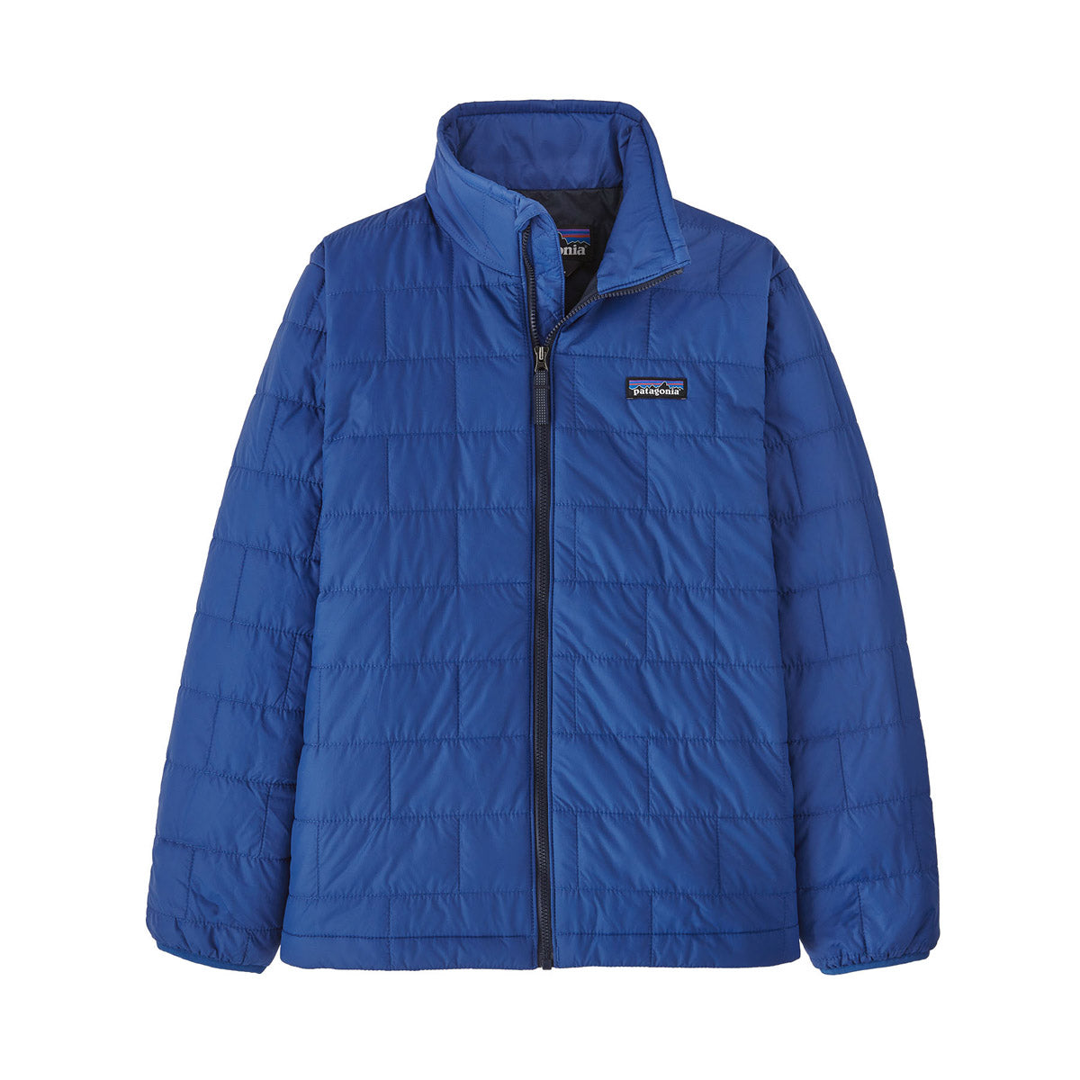Patagonia Boys' Nano Puff Jacket Superior Blue w/New Navy